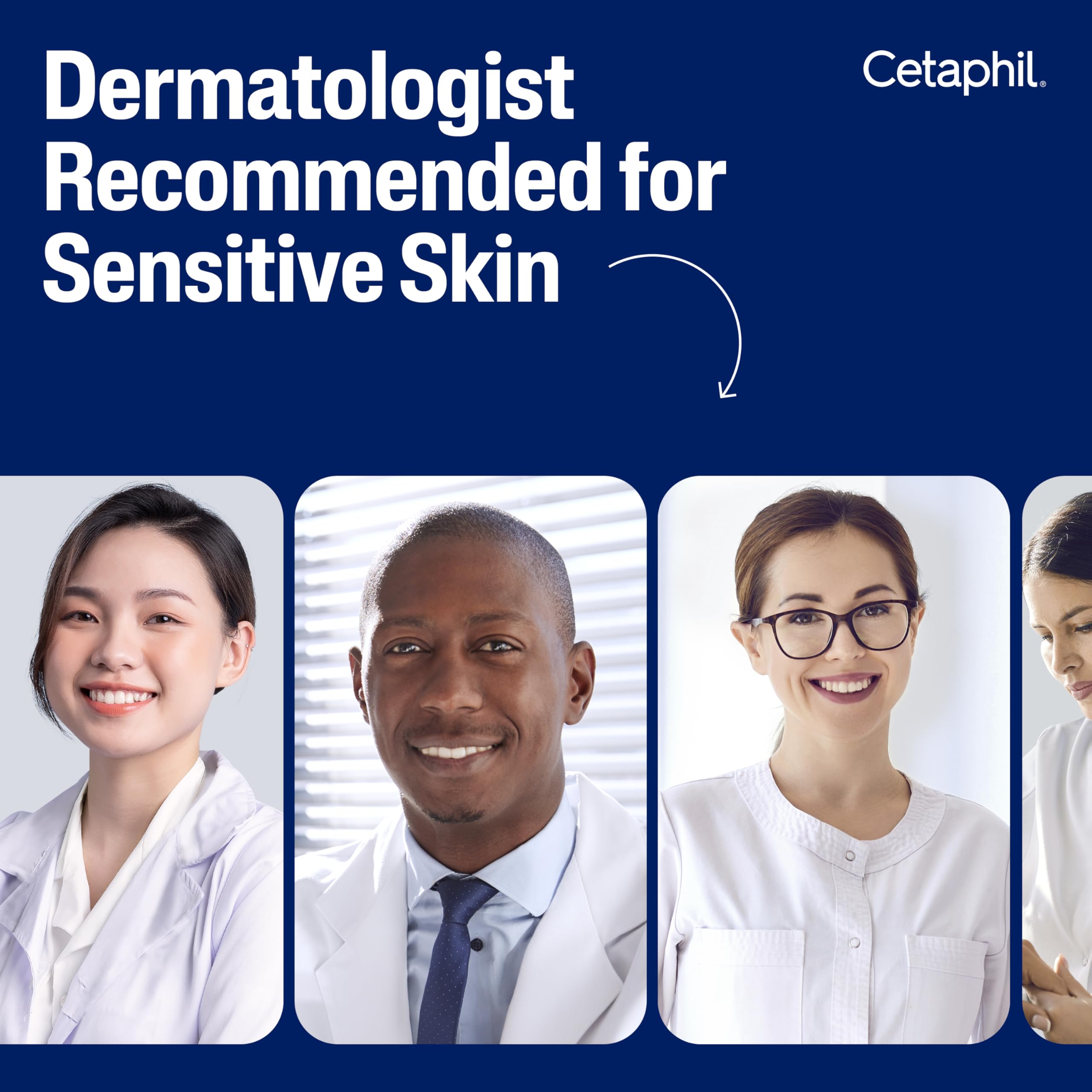 Cetaphil dry skin elbow and knee application shot for targeted care.