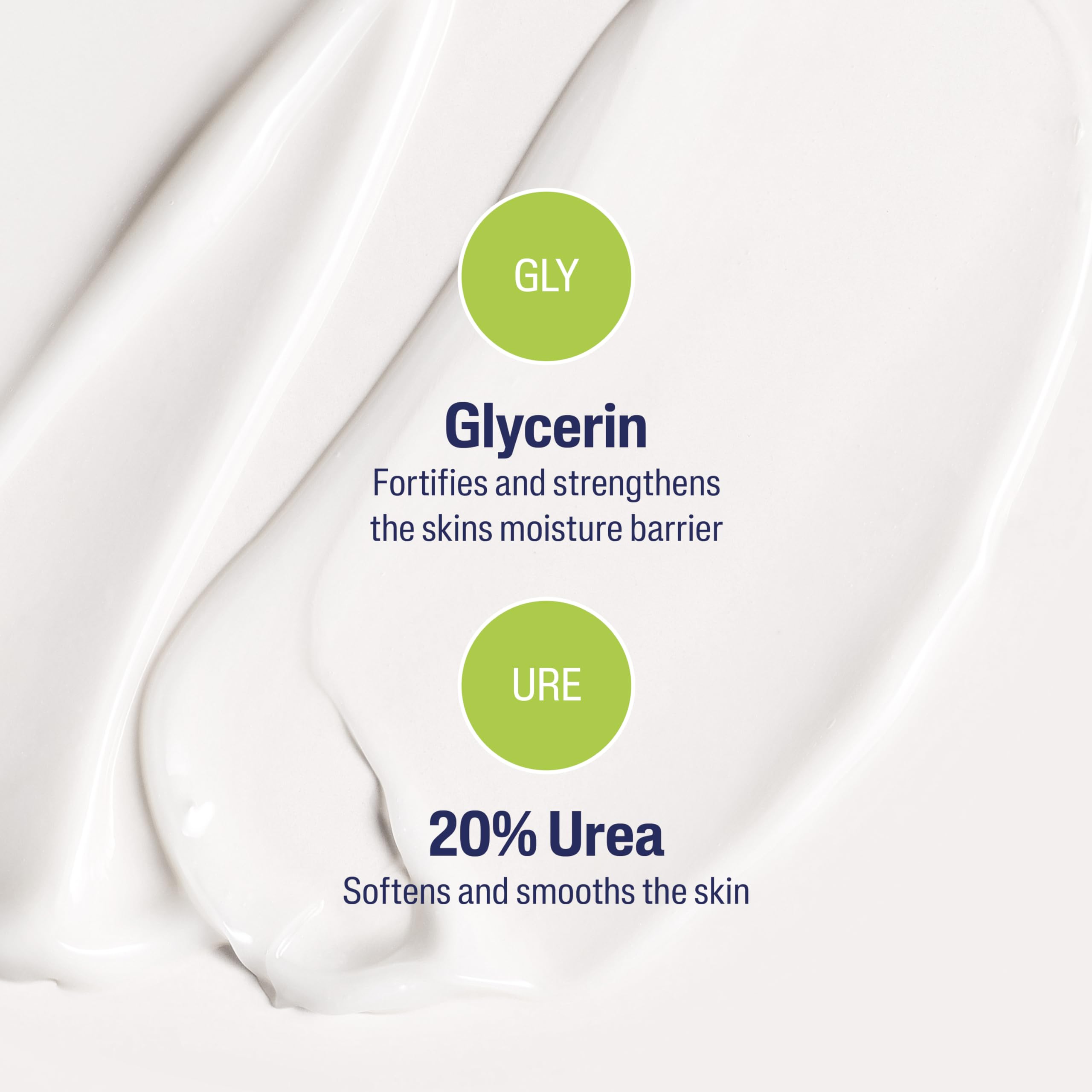 Cetaphil Exfoliating Rough and Bumpy Cream texture swatch shows creamy finish.