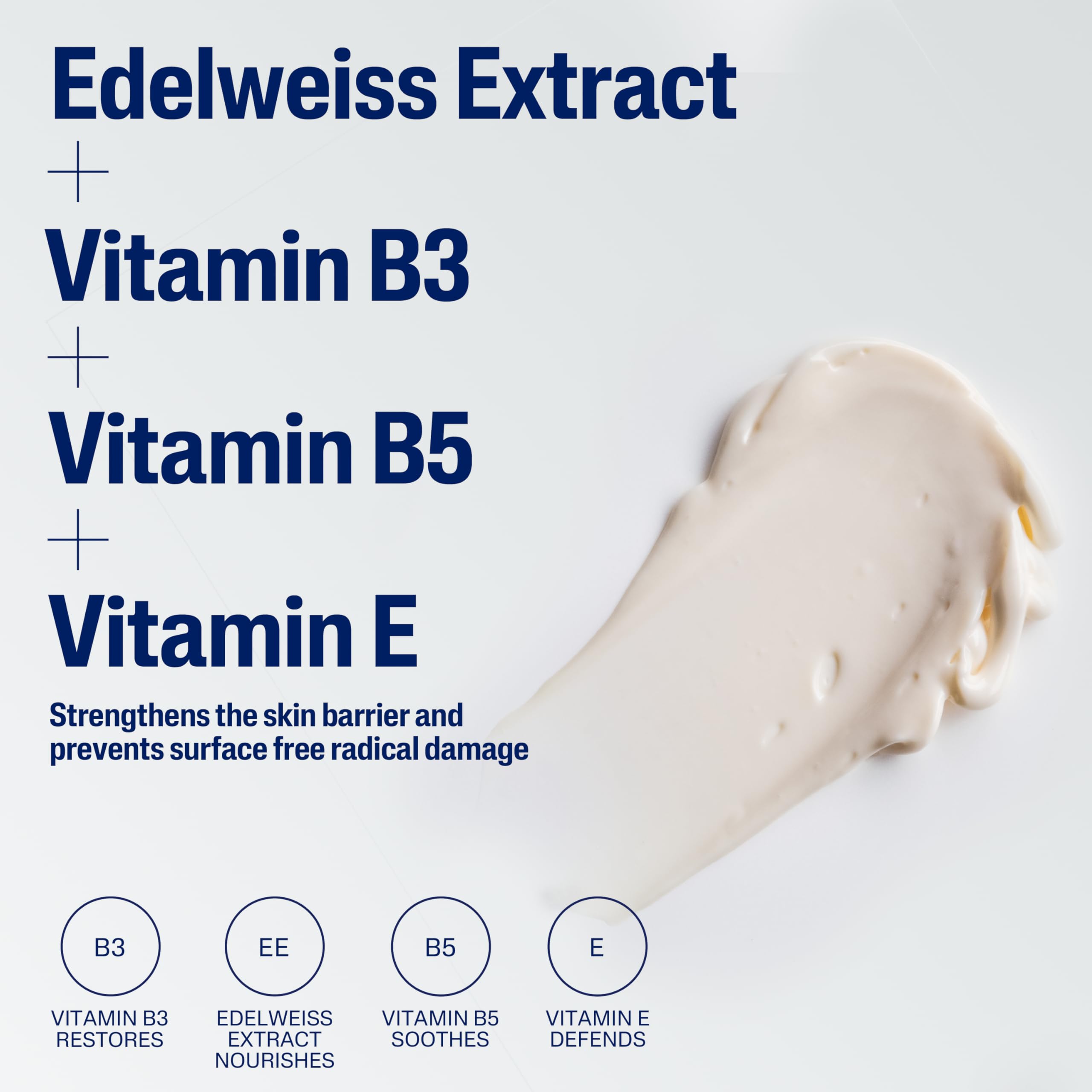Cetaphil Face Moisturizer SPF 35 with edelweiss nourishes and supports the skin barrier.