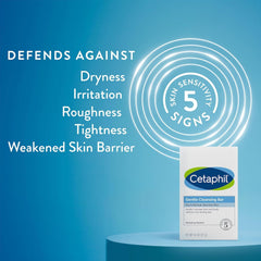 Cetaphil Gentle Cleansing Bar glycerin detail emphasizes moisture retention.