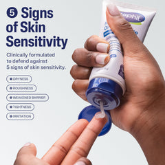 Cetaphil Healing Ointment closeup petrolatum shows barrier protection