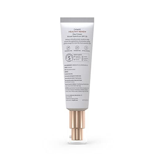 Cetaphil Healthy Renew Day Cream patch test-friendly packaging indicates sensitive-skin friendly