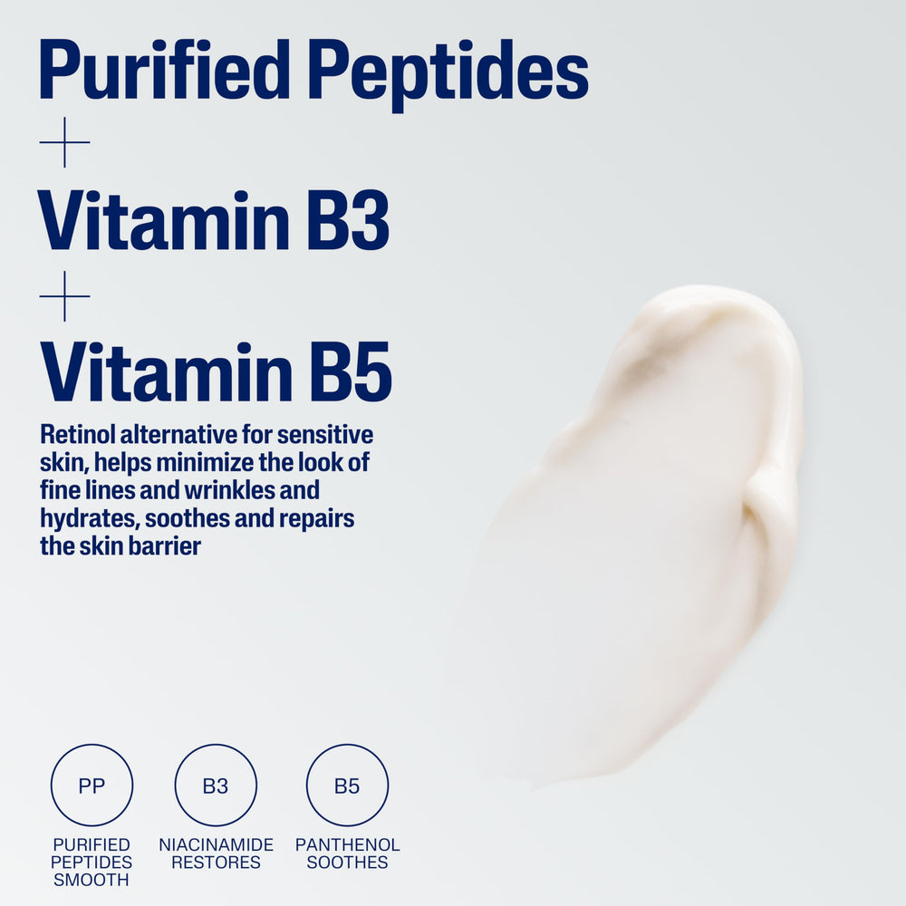 Cetaphil Healthy Renew Day Cream texture close-up highlights light non-greasy feel