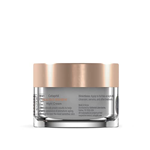 Dermatologist-recommended Cetaphil Healthy Renew Night Cream for daily use.