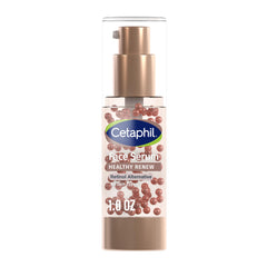 Cetaphil Healthy Renew serum bottle front for fragrance-free anti-aging care and easy use.