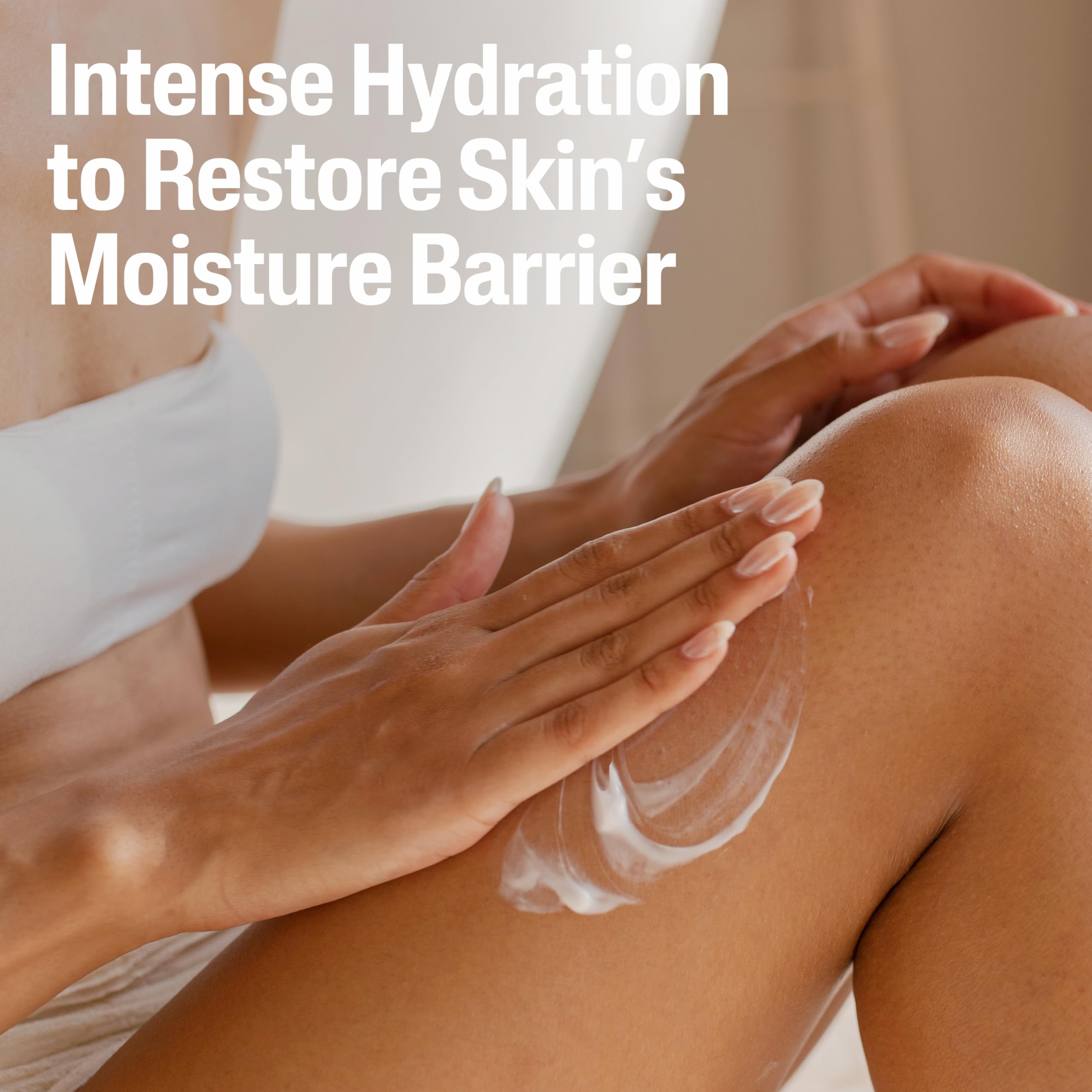 Cetaphil Intensive Healing Lotion dermatologist-tested banner signals sensitive-skin friendly product.