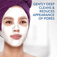 Cetaphil Kaolin clay exfoliation close-up demonstrates gentler exfoliation for improved texture