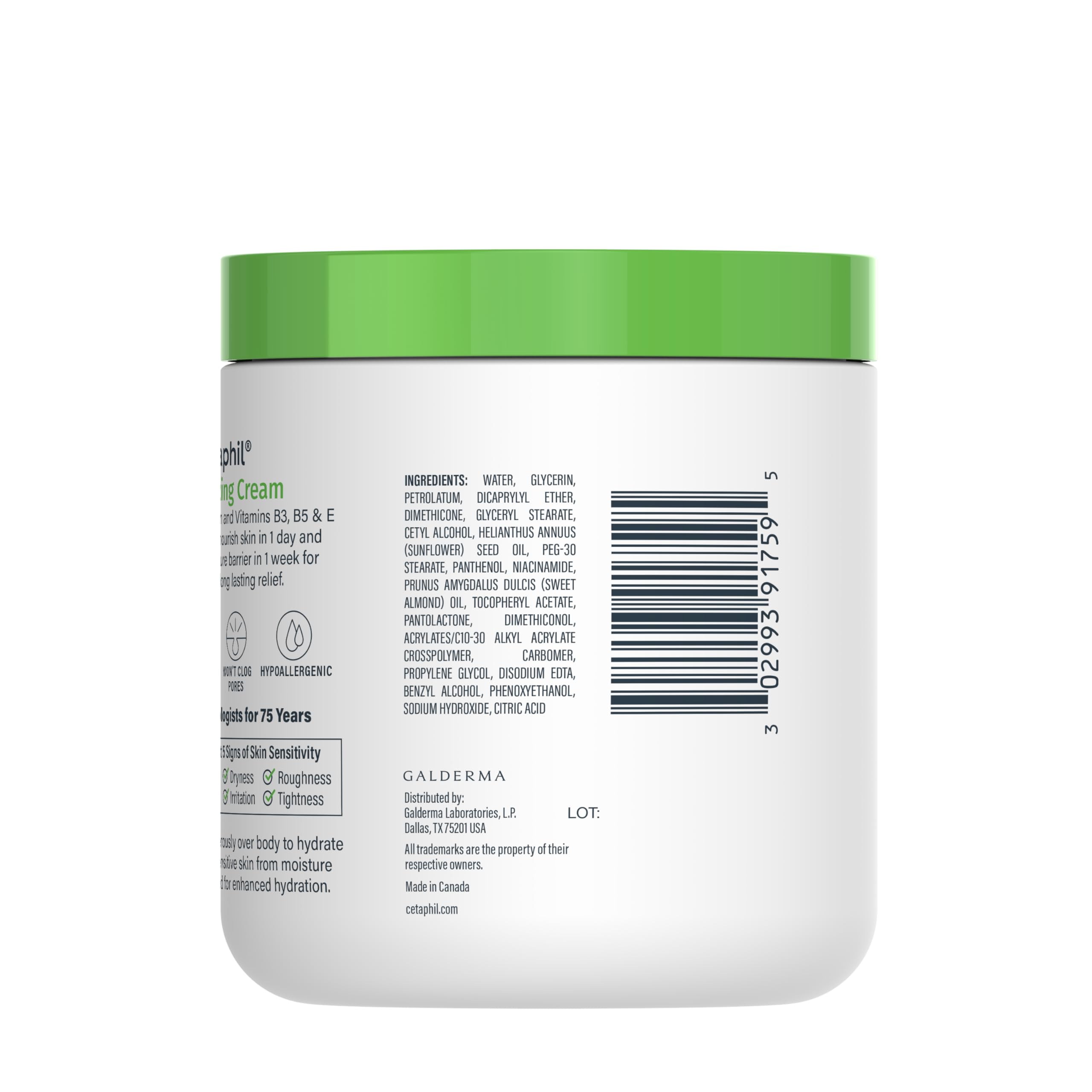Cetaphil skin hydration imagery hints at 48-hour hydration potential.
