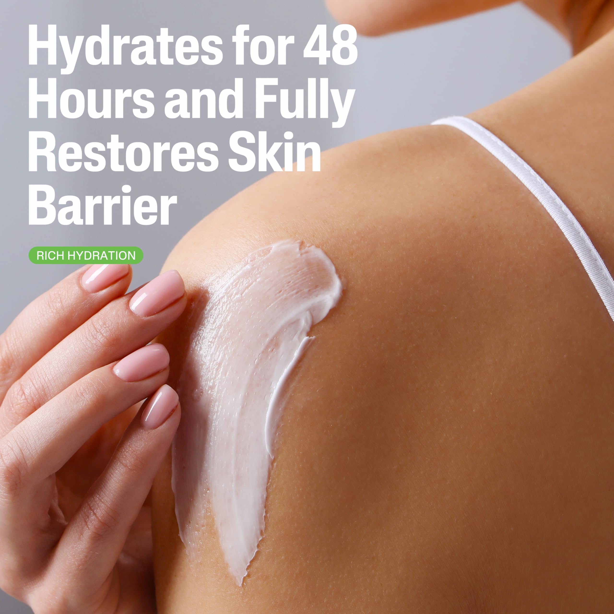 Cetaphil moisturizing cream texture close-up highlighting rich non-greasy formula.