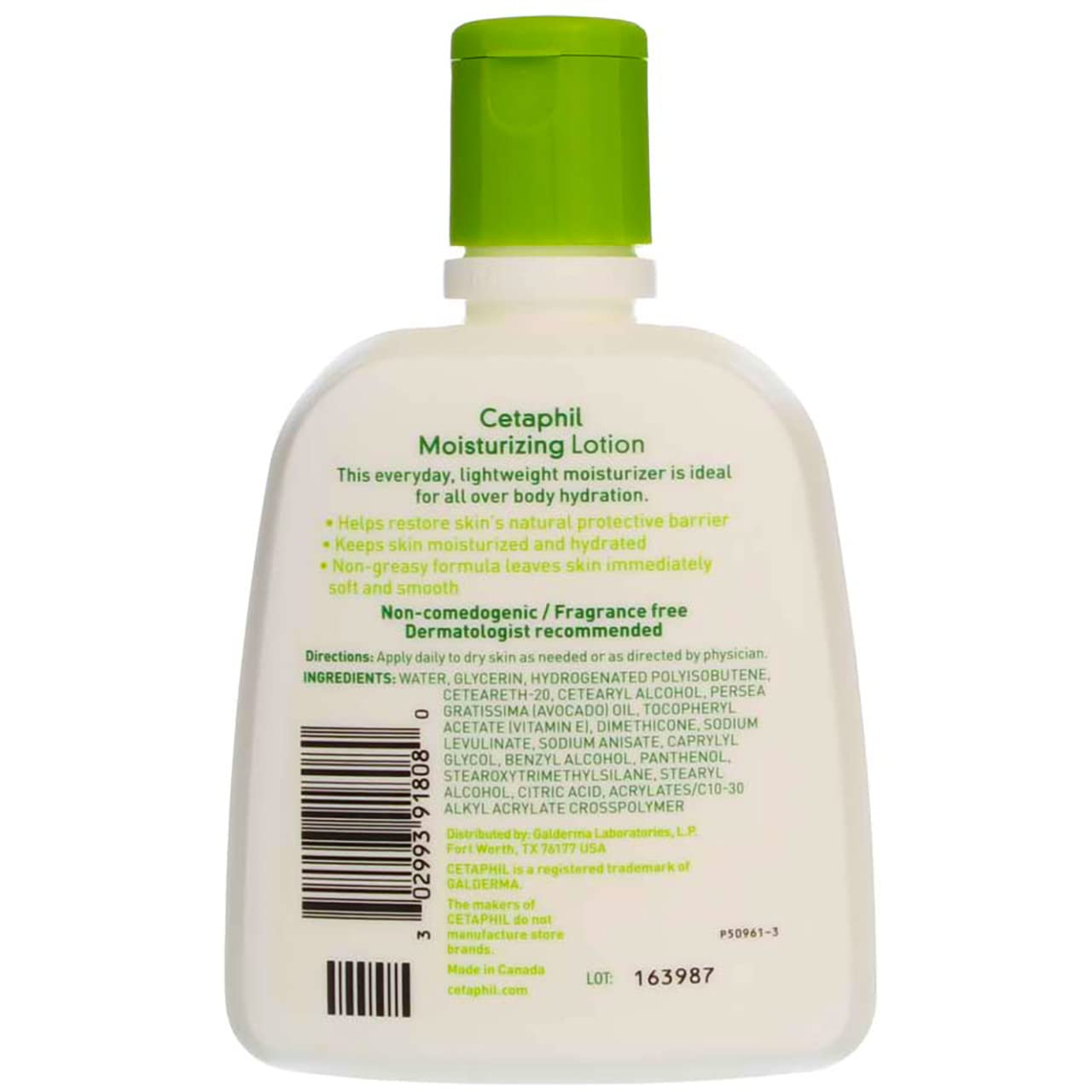 Cetaphil Moisturizing Lotion on hands for daily moisture nourishment