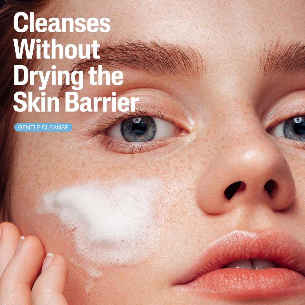 Niacinamide and panthenol vitamins help maintain skin balance