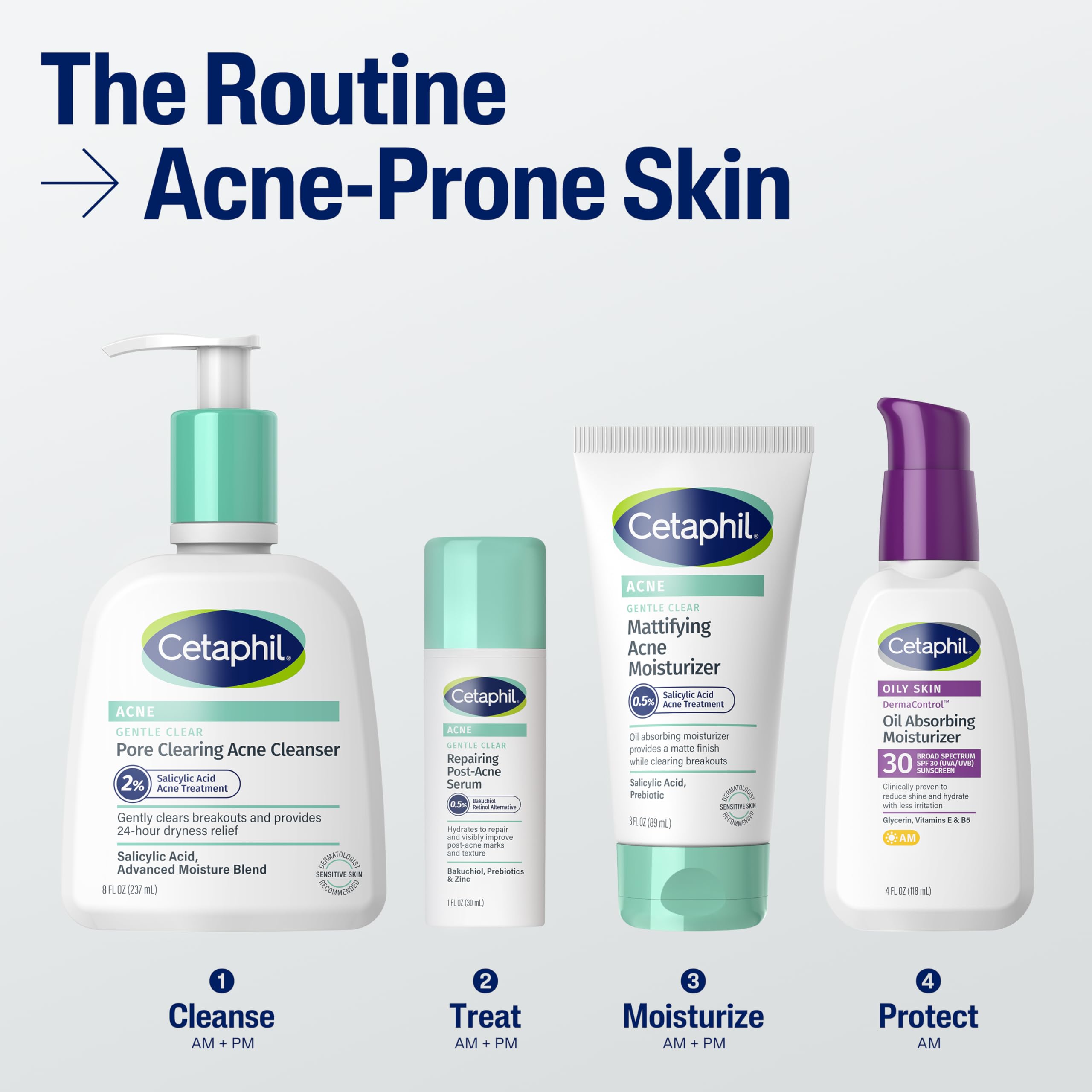 Cetaphil oil-free non-comedogenic serum absorbs quickly