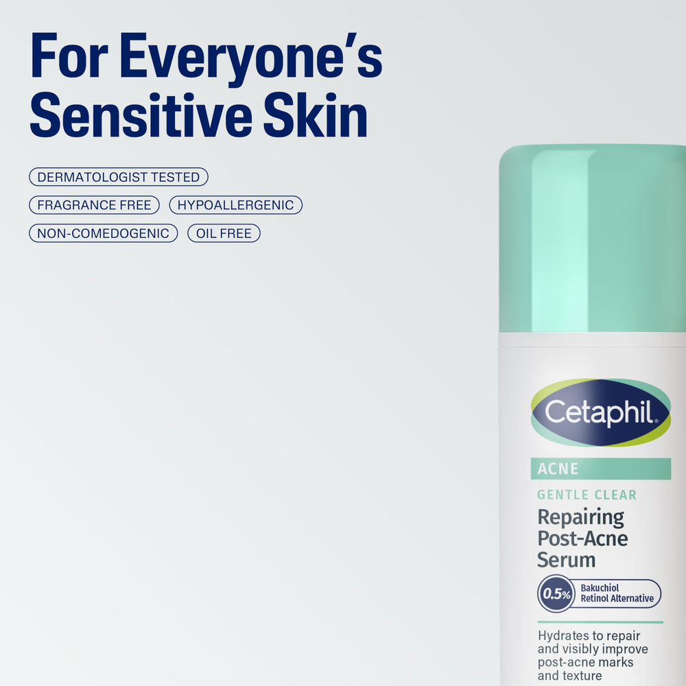 Cetaphil texture-improvement close-up on even skin