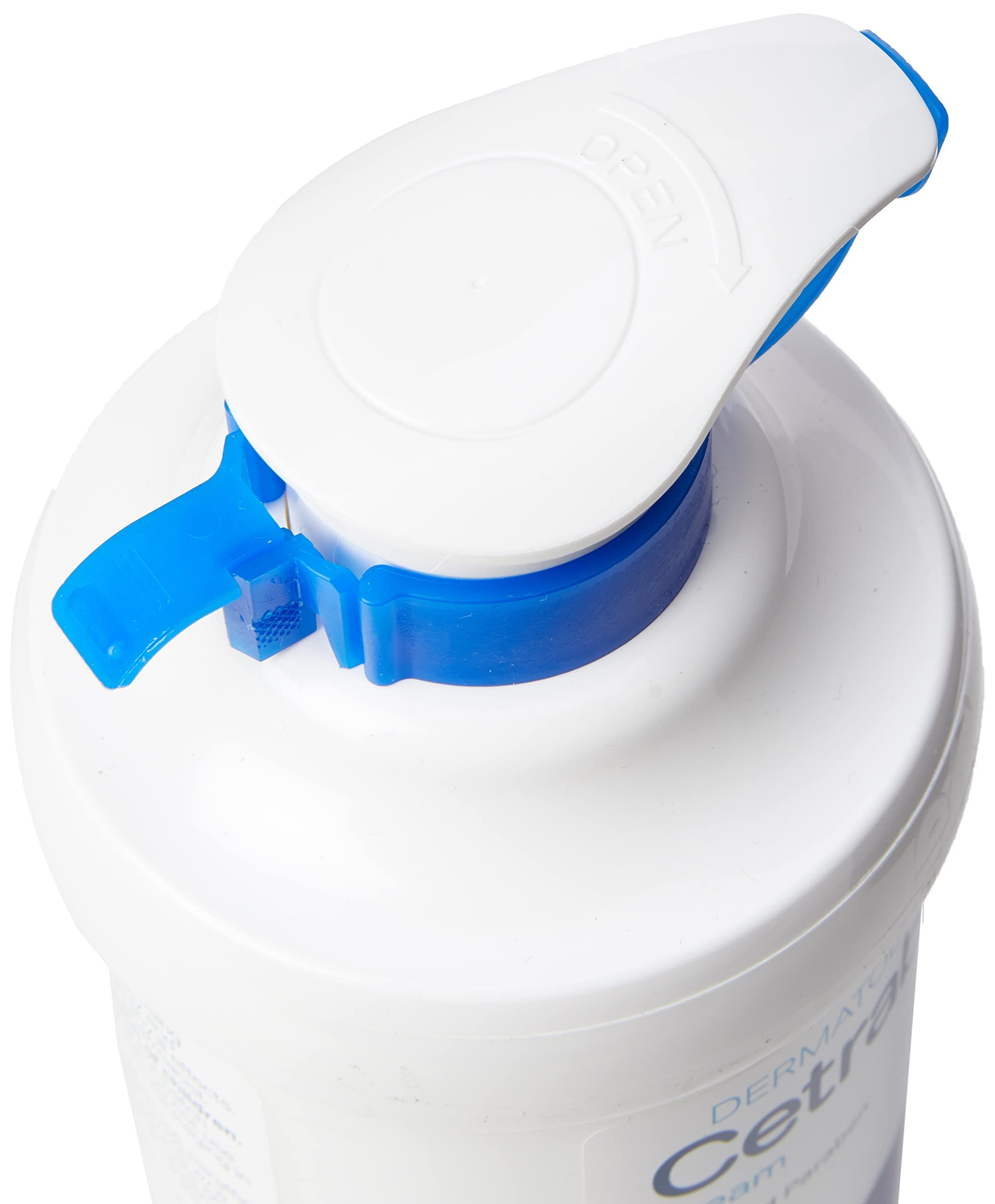 Close-up of Cetraben cream texture forming a protective emollient layer.