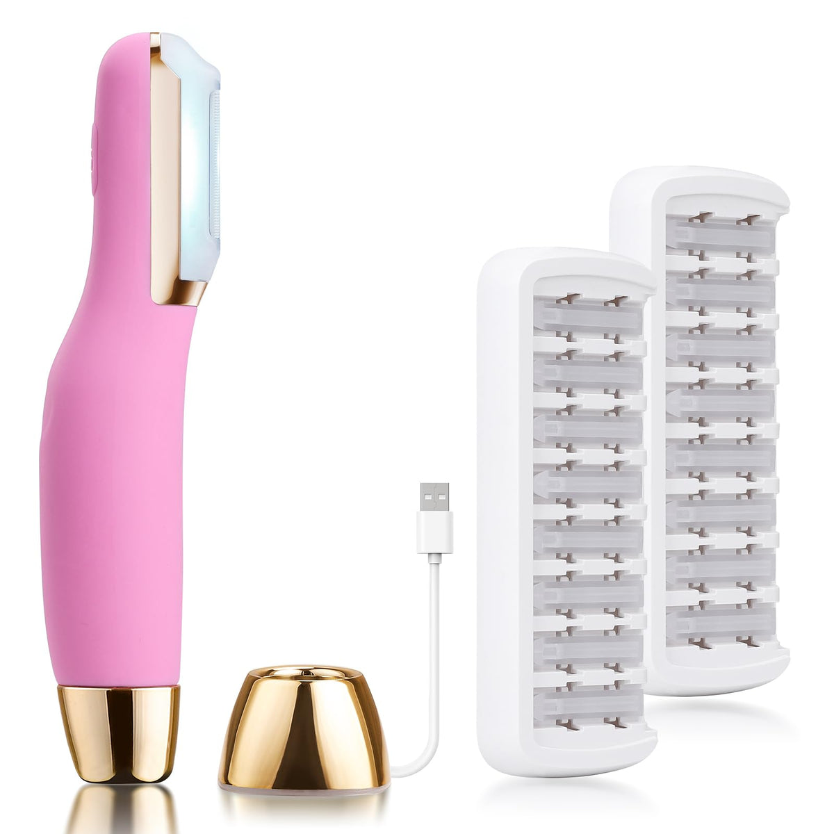 CEVEK Sonic Dermaplane Razor in hand delivers quick, gentle exfoliation.