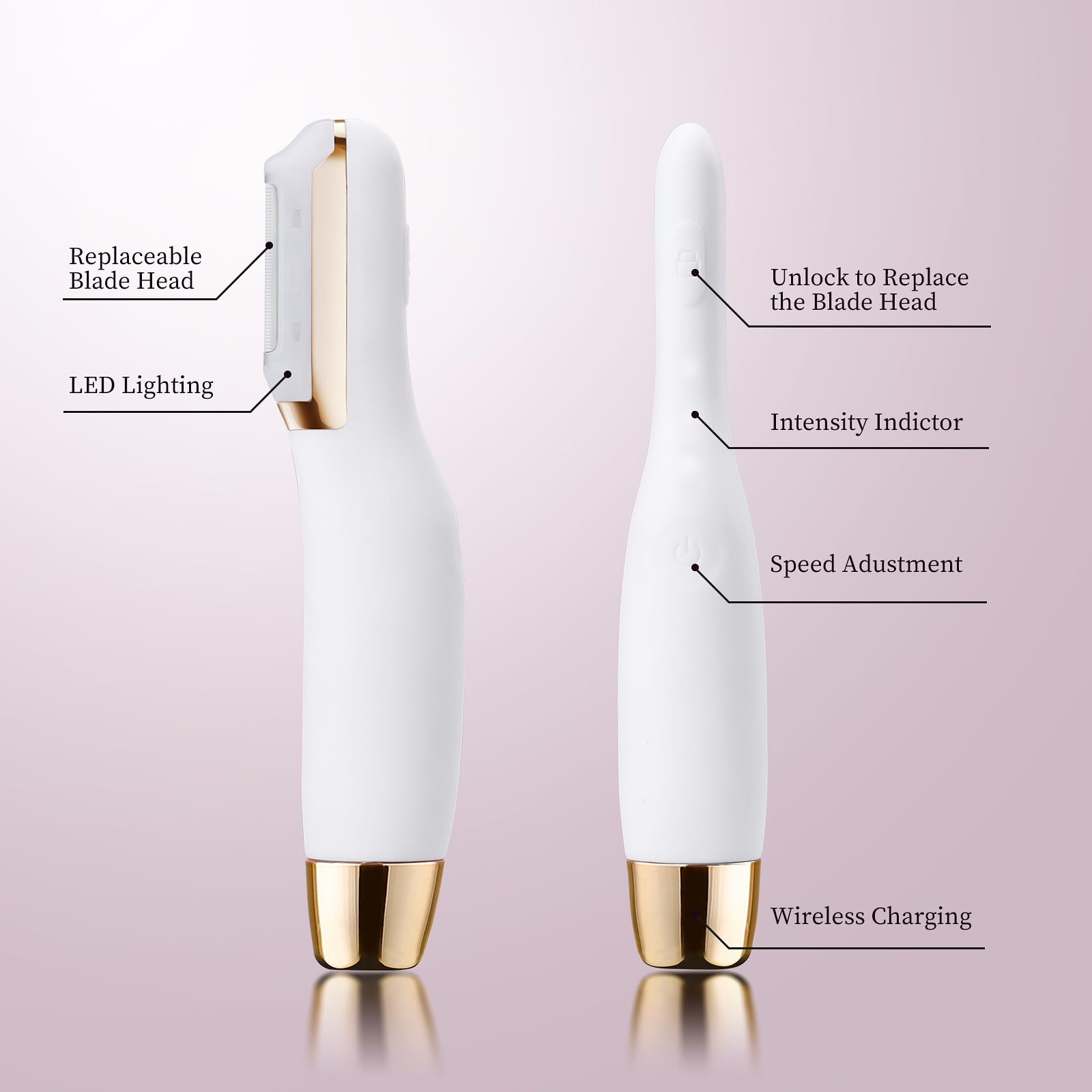 CEVEK Sonic Dermaplane Razor travel compact showcases portability for on-the-go skincare.