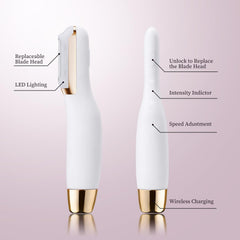 CEVEK Sonic Dermaplane Razor travel compact showcases portability for on-the-go skincare.