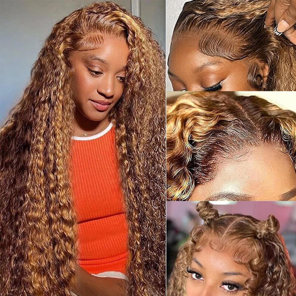 Cfaimity honey blonde 4/27 color highlights vibrant sun-kissed tones.