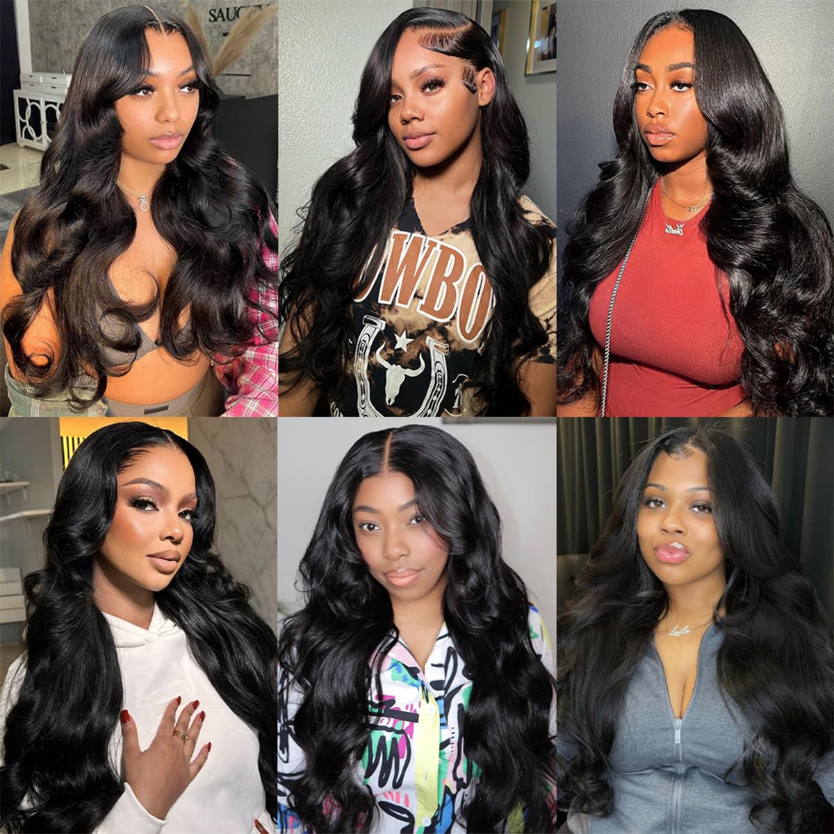 CFY hair bundles after wash silken texture image suggests lasting softness