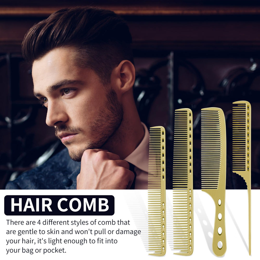 CGBARBER long-hair cutting comb for precise sectioning and clean part lines.