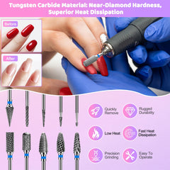 CGBE 3-32in universal shank nail bits—widely compatible with most drills.
