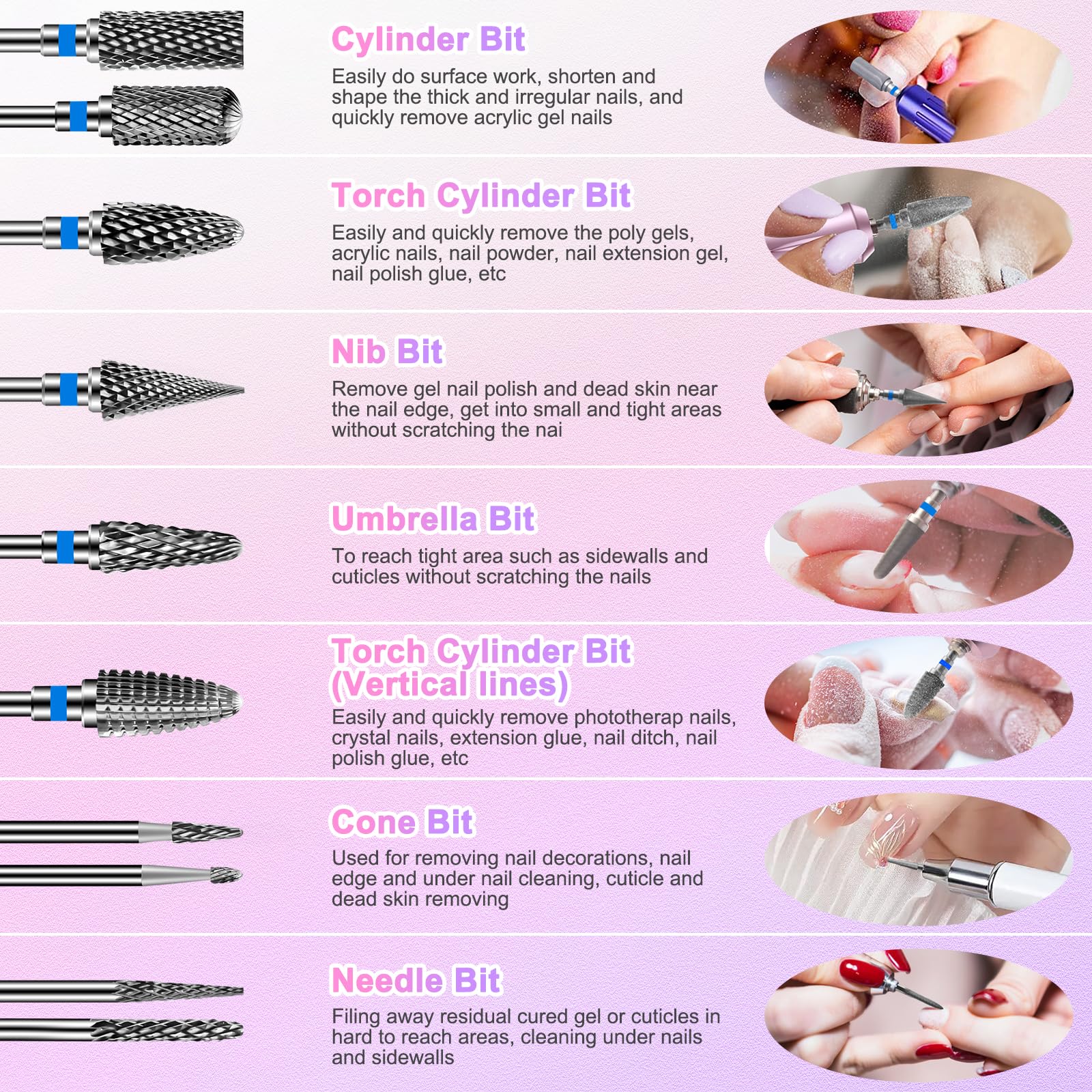 CGBE beginner-friendly home nail art bits—easy to learn and handle.