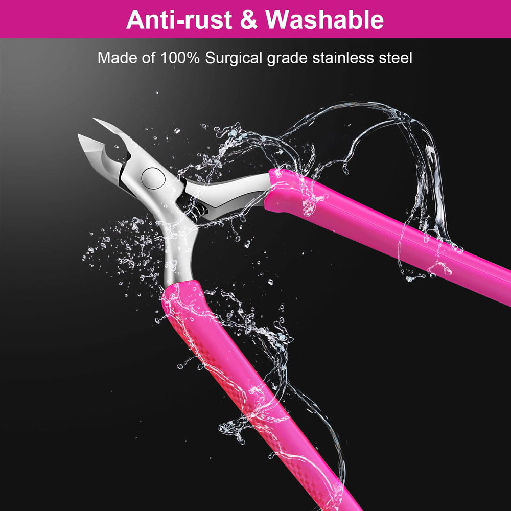 CGBE Cuticle Clipper easy to clean by wiping with alcohol after use.