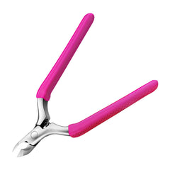 CGBE Cuticle Clipper with non-slip silicone handle offers a secure grip for precise trimming.