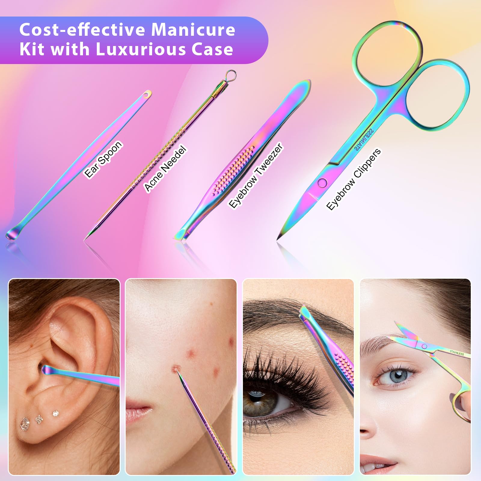 CGBE diagonal clipper and cuticle trimmer delivering clean edges