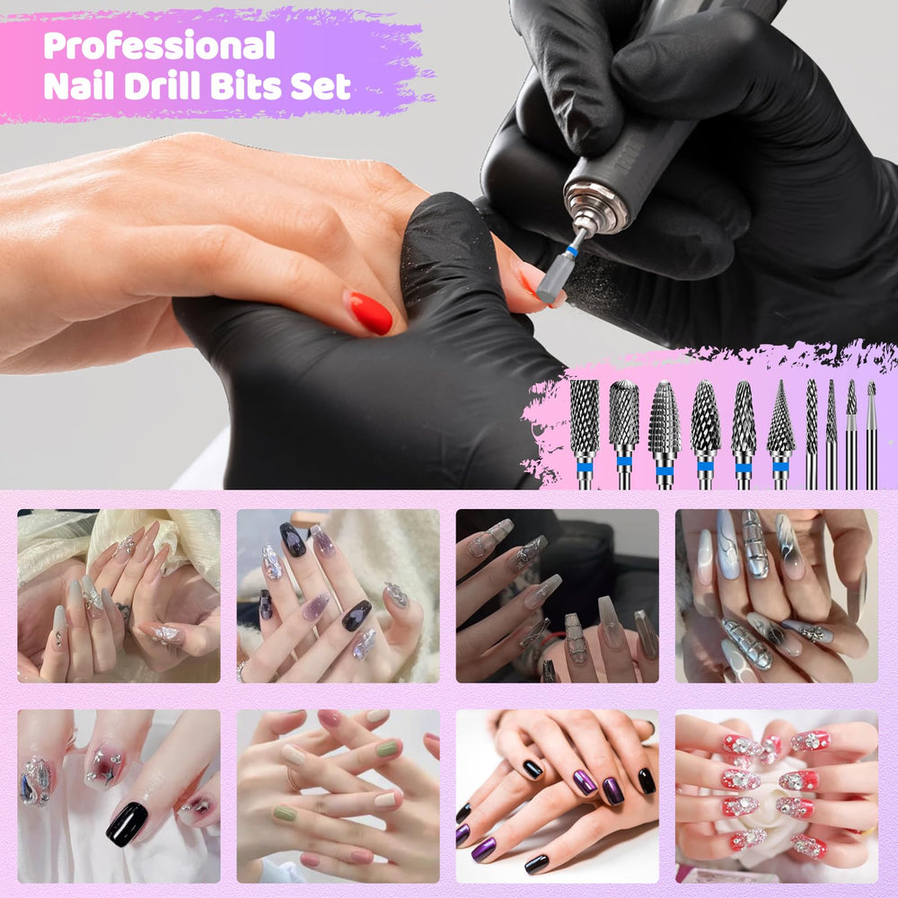 CGBE durable drill bits with easy-clean brush—reusable for quick maintenance.