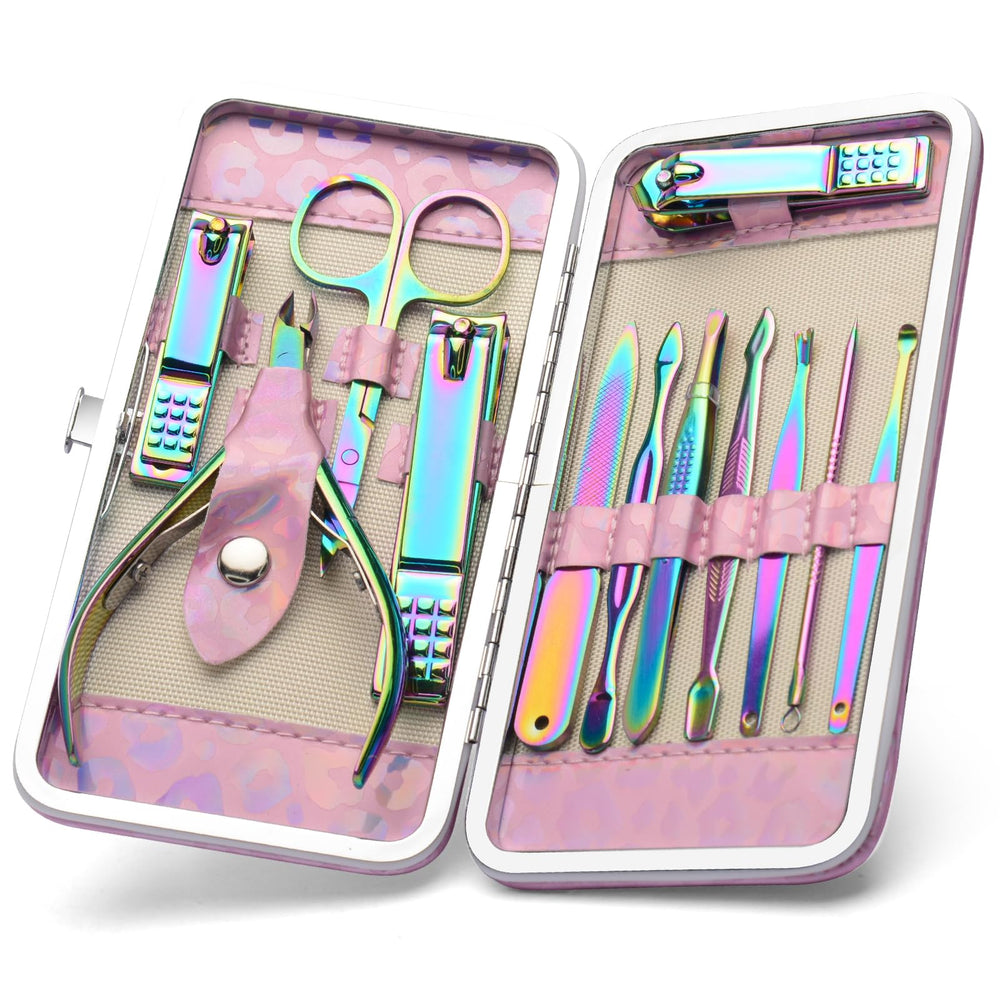 CGBE Nail Clippers Set close-up shows travel-ready grooming for on-the-go nails