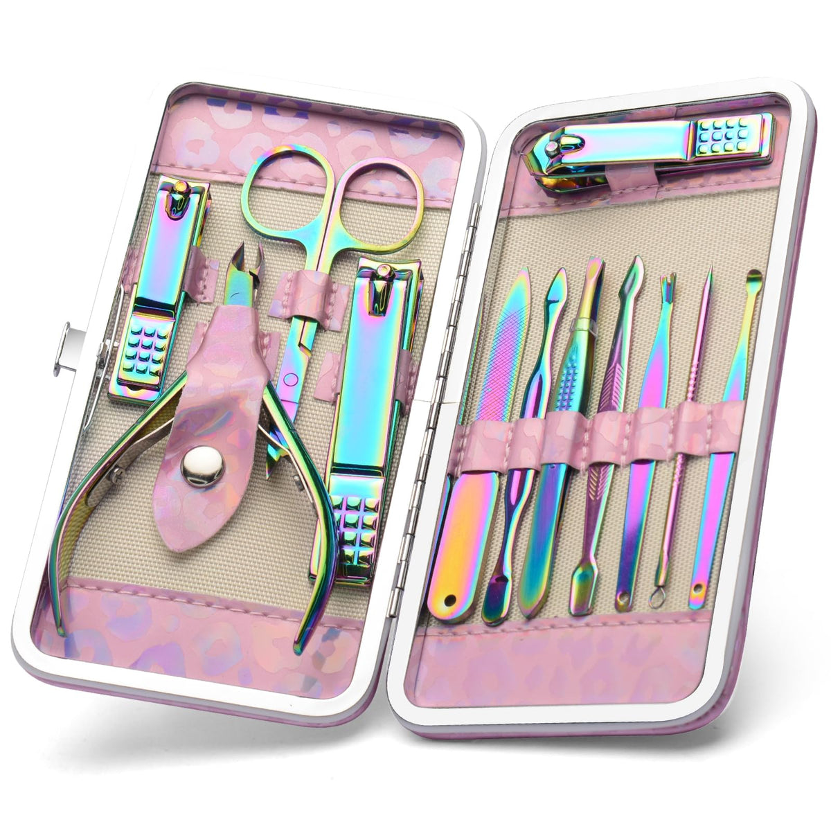 CGBE Nail Clippers Set close-up shows travel-ready grooming for on-the-go nails