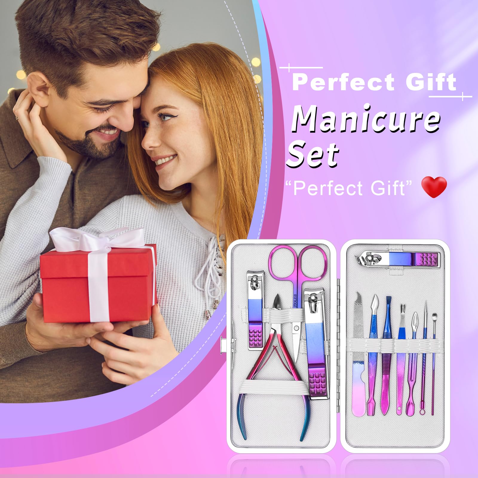CGBE portable case PU leather luxury keeps tools organized and travel-ready.