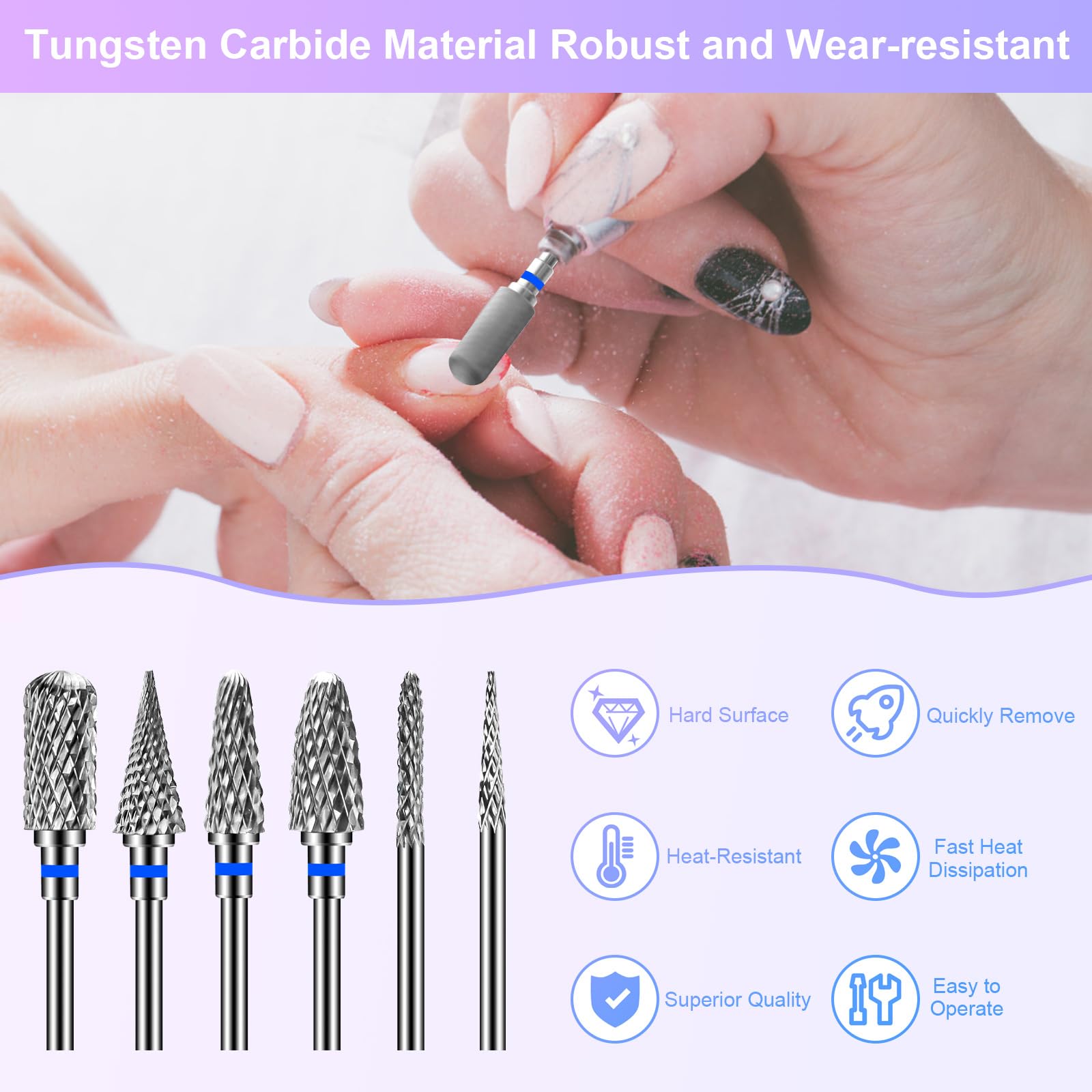 CGBE tungsten carbide bit close-up highlights durability for long-lasting performance.