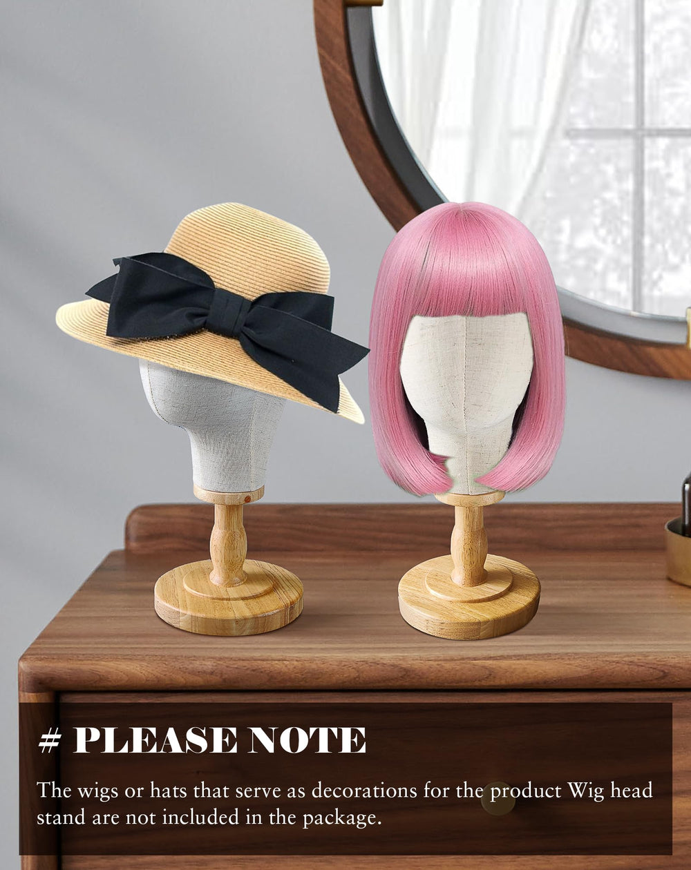 CHADWICK wig head stand assembly shows quick setup for home or shop.