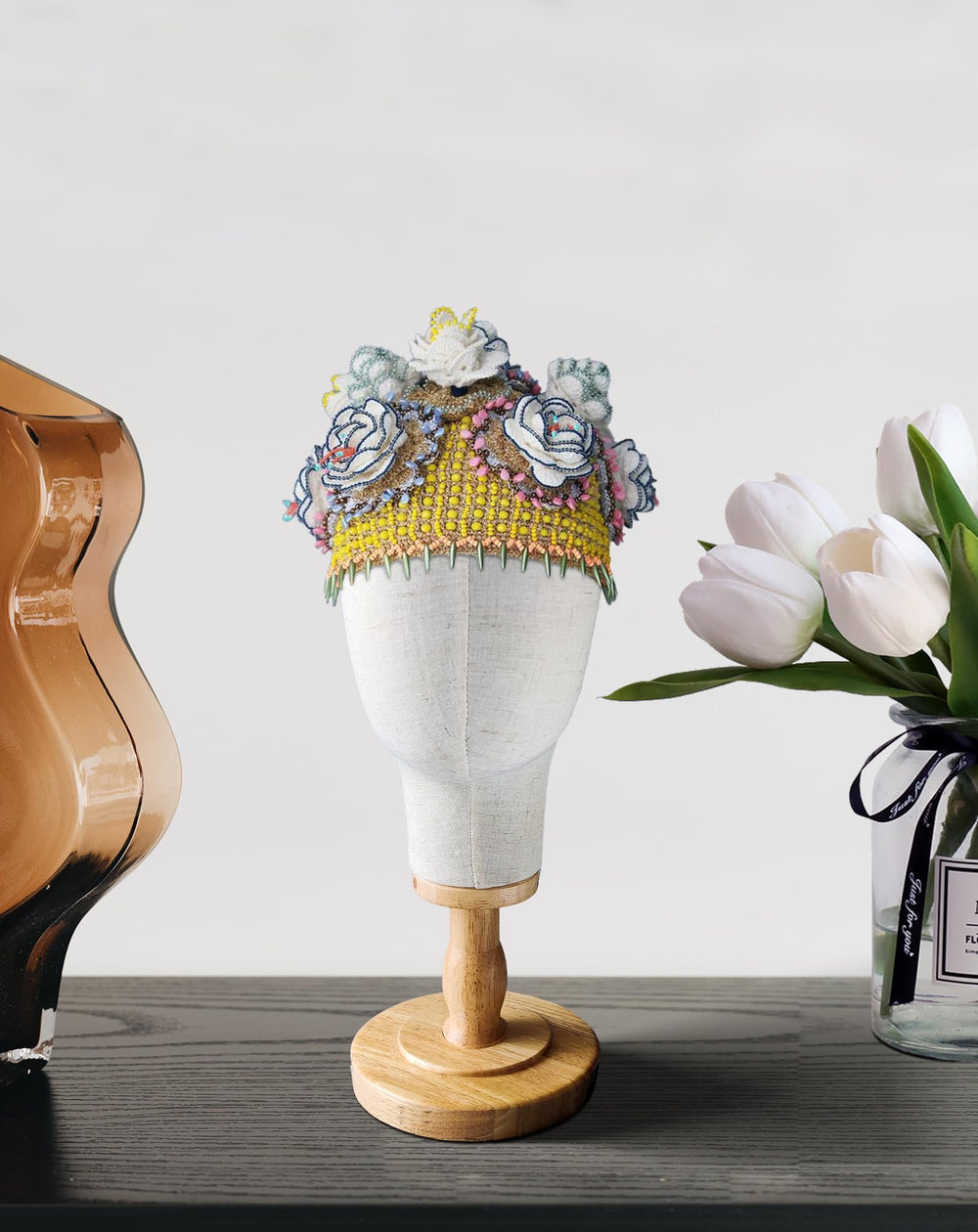 CHADWICK wig head stand photography-ready setup for crisp product photos.