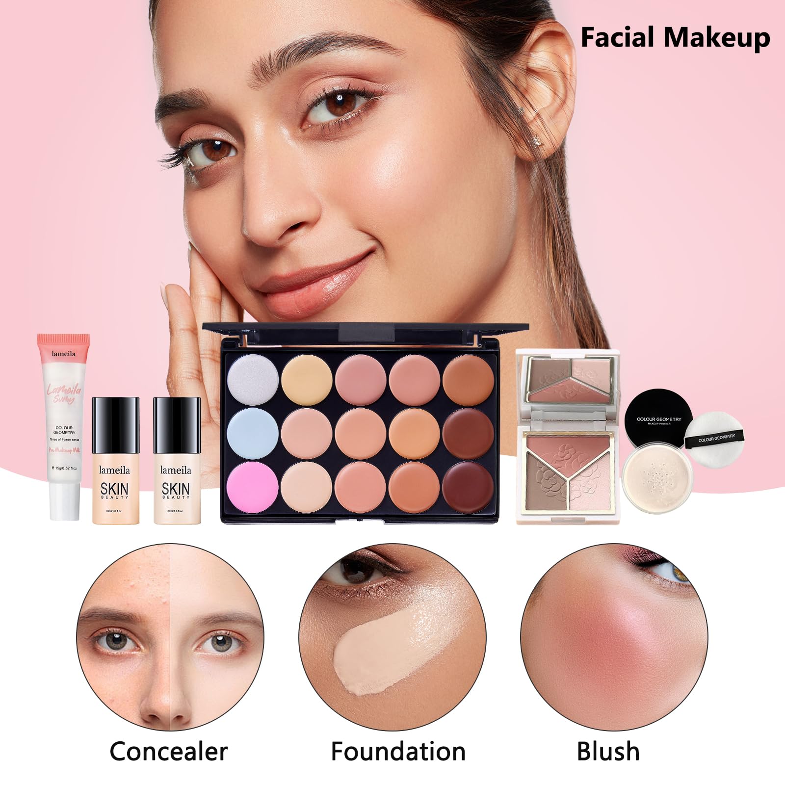 CHAFFUL eyeshadow palette open to reveal versatile colors for day-to-night looks