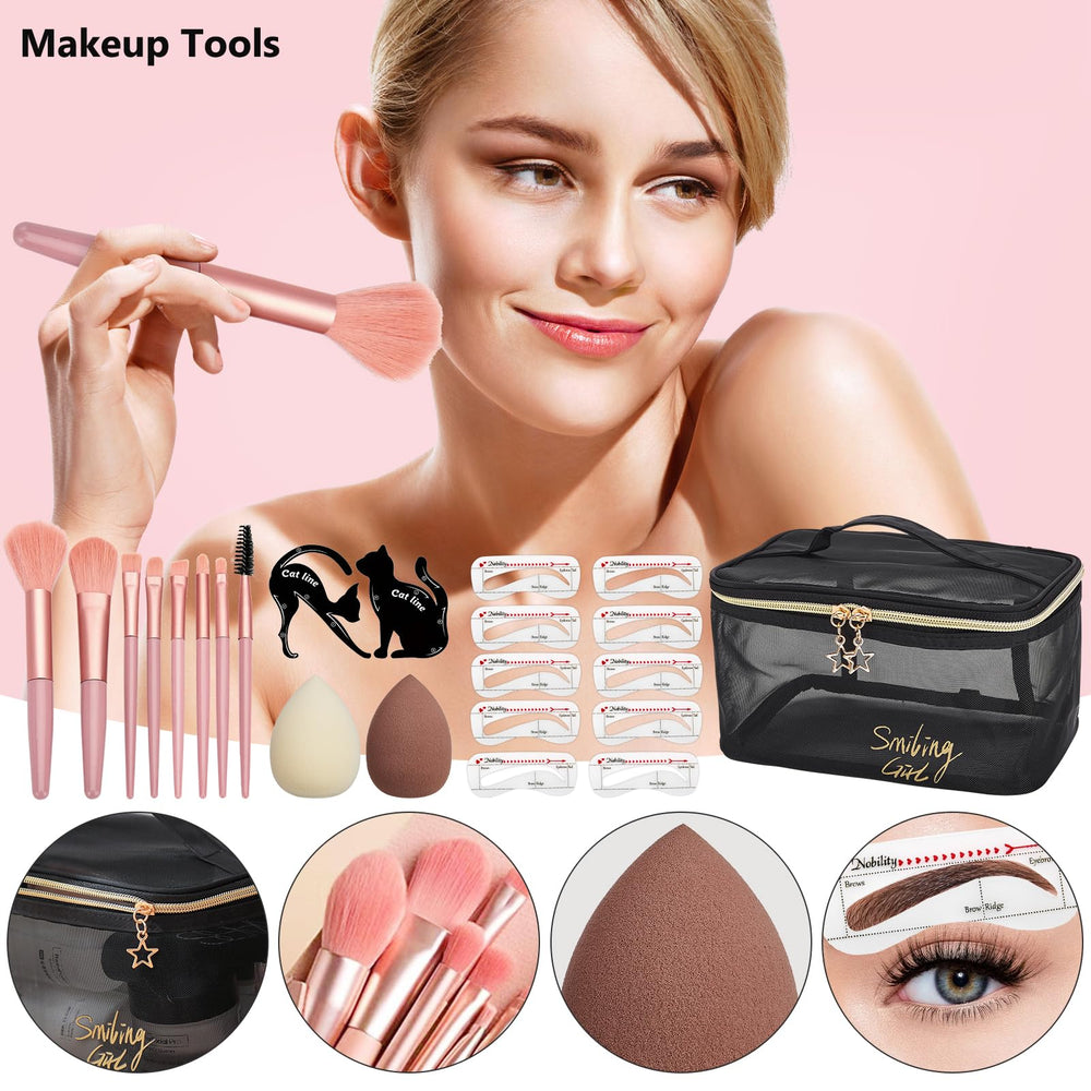 CHAFFUL lip gloss and gel lipstick set for glossy color