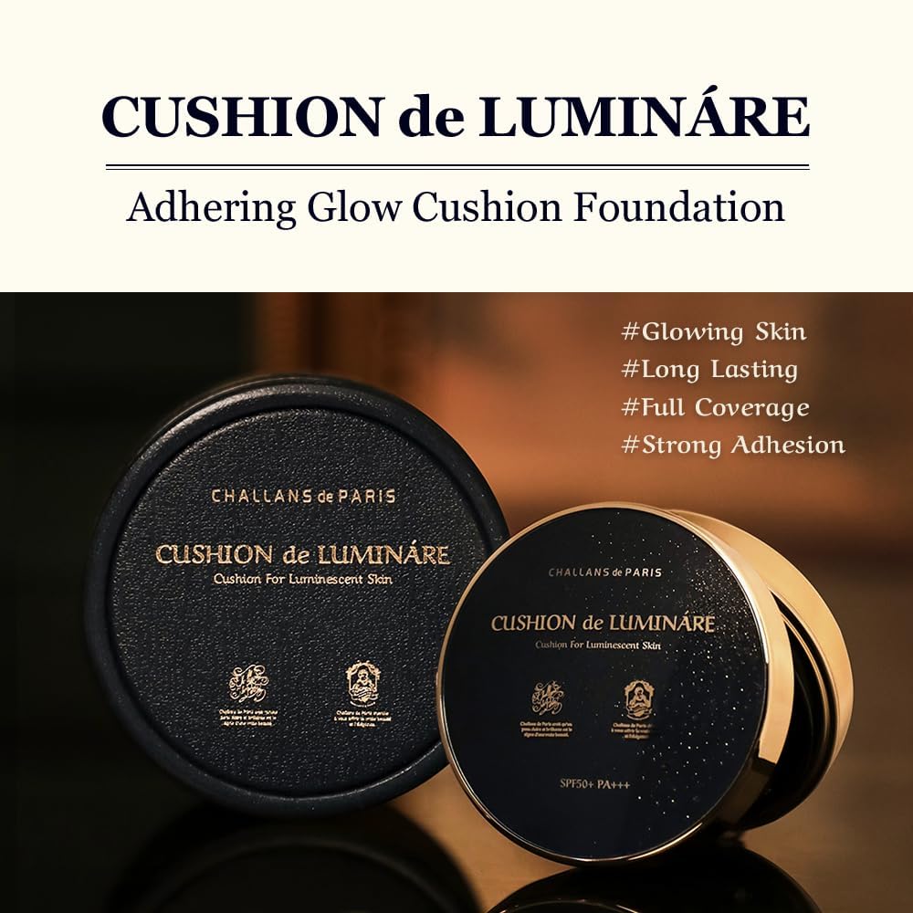 CHALLANS DE Cushion Luminare Ex hydrating formula with niacinamide close-up