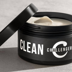 Challenger Clean creamy texture ready for easy application on hair