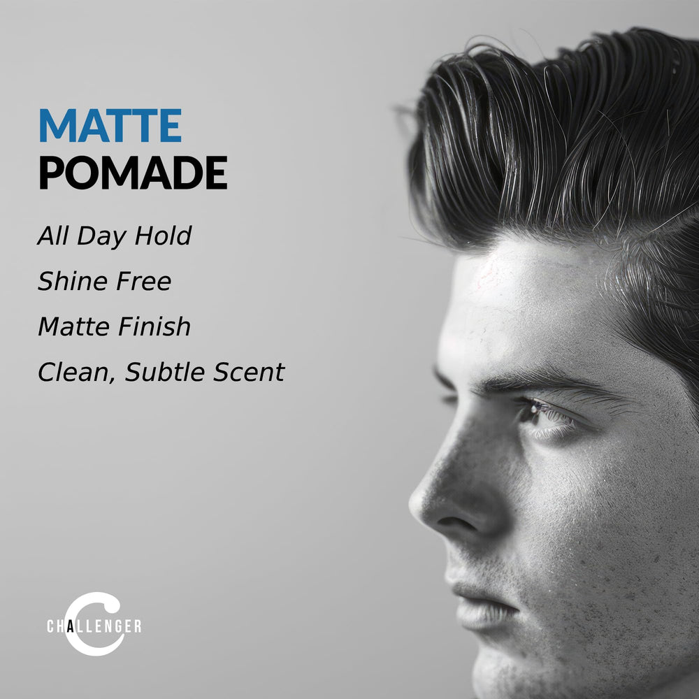 Challenger Matte scent offers subtle, clean aroma ideal for all-day wear