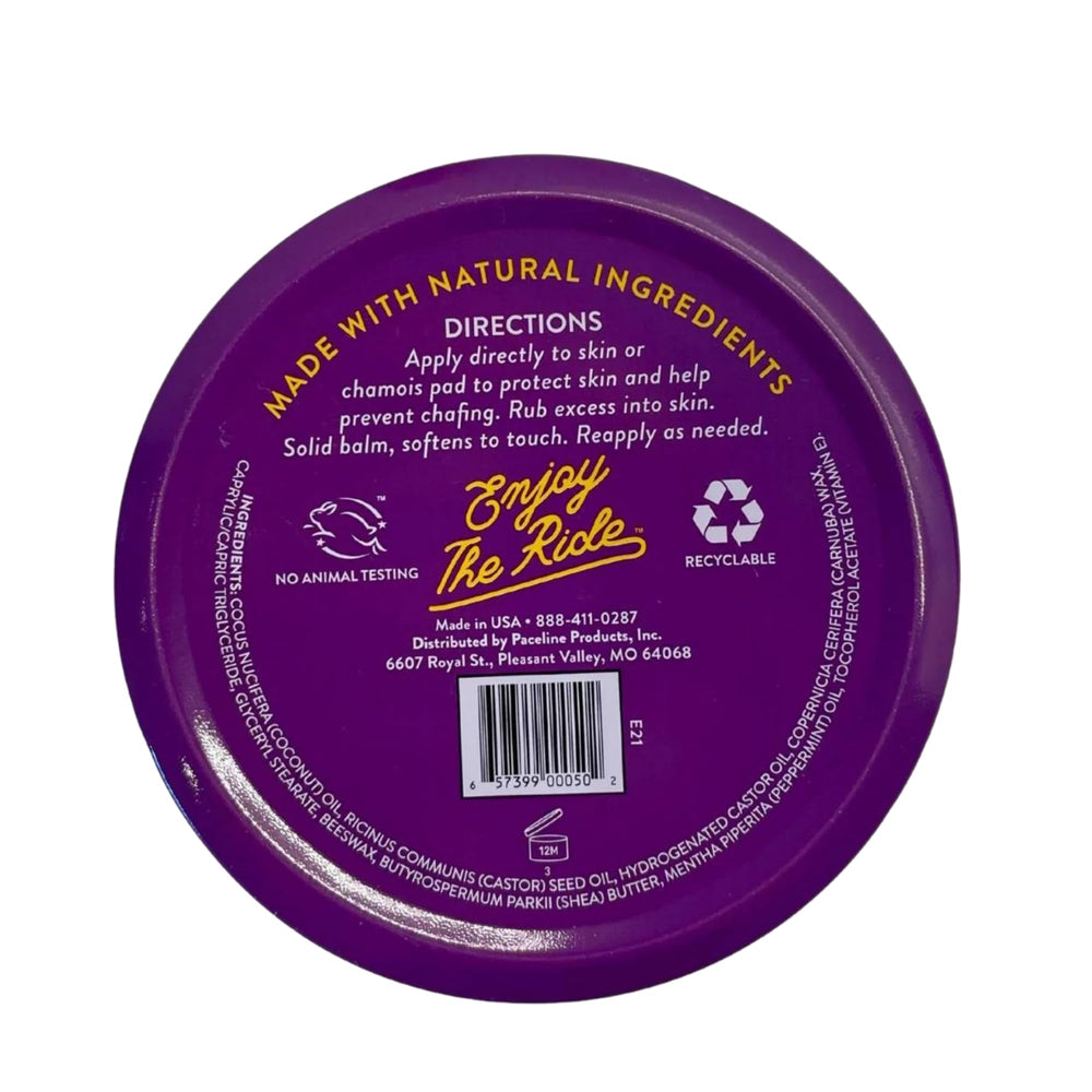 Chamois Butt'r Ultra aluminum tin packaging emphasizes eco-friendly design.