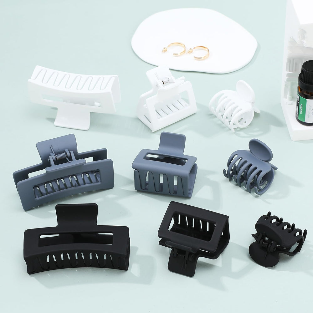 CHANDAT 2-inch medium clip for versatile half-up hairstyles on fine hair.