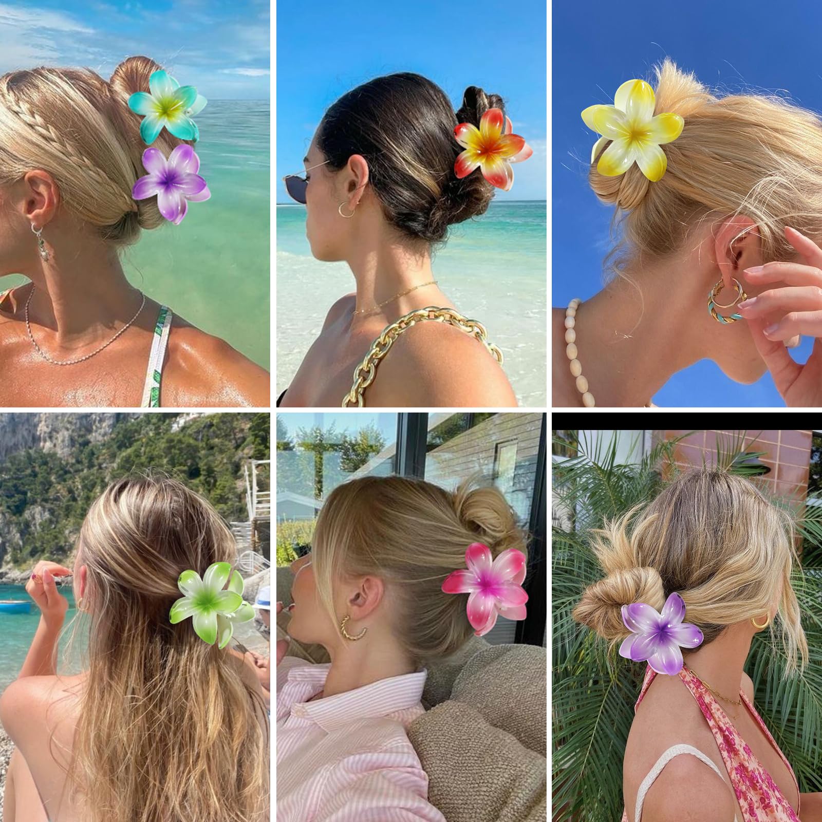 CHANDAT Gift-ready flower clips ideal for gifting women and girls.
