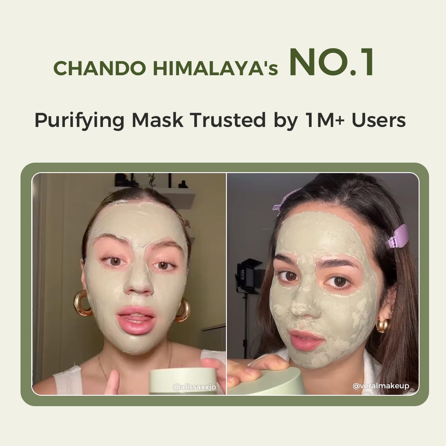 CHANDO HIMALAYA Hyaluronic Acid hydration close-up illustrates deep moisture for smooth skin.