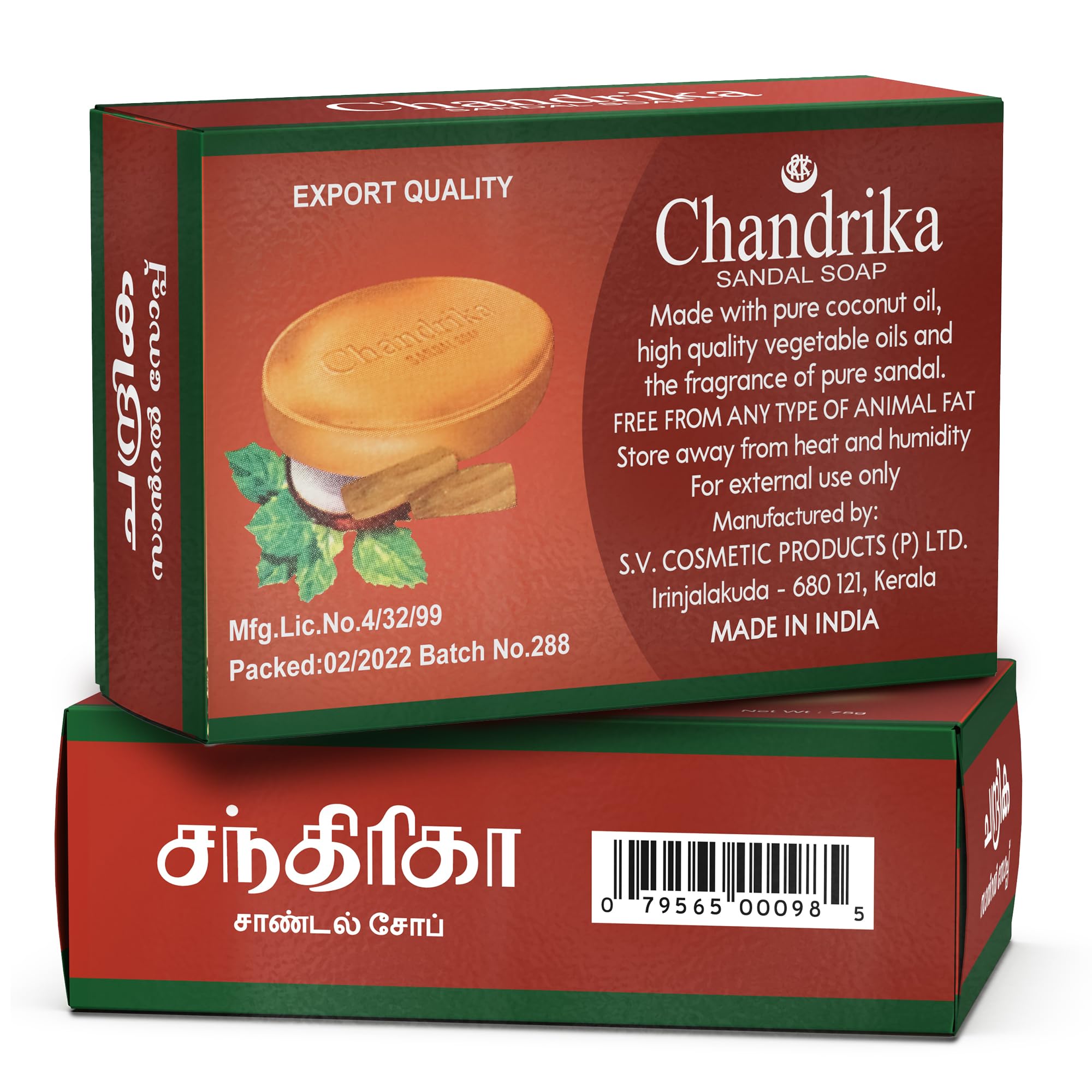 Chandrika Sandal Soap lather captures creamy texture and hydrating feel.