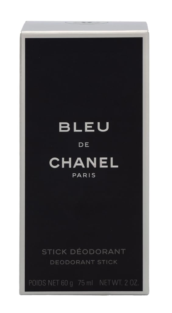 CHANEL Bleu De CHANEL deodorant stick scent notes highlight fresh, clean, sensual profile.