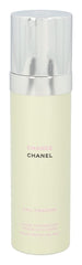 CHANEL Chance Eau Fraiche mist spray application showing a light fragrance touch