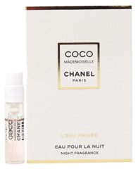 CHANEL Coco Mademoiselle L'Eau Privée Night Spray vial—compact purse fragrance for evenings.