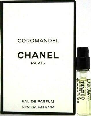 CHANEL Coromandel sample vial—compact tester for purse-ready luxury fragrance.